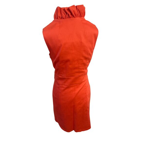 Milly New York Danielle Sheath Dress Coral - Size 10 - Picture 3 of 9